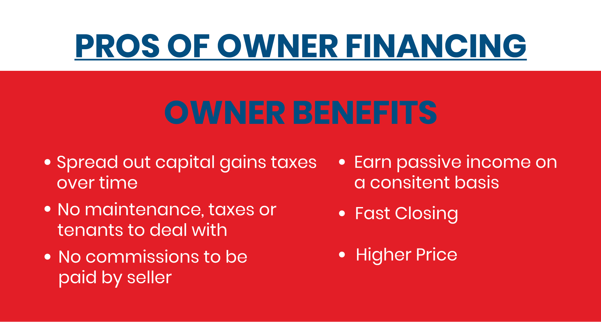 Pros Of Owner Financing